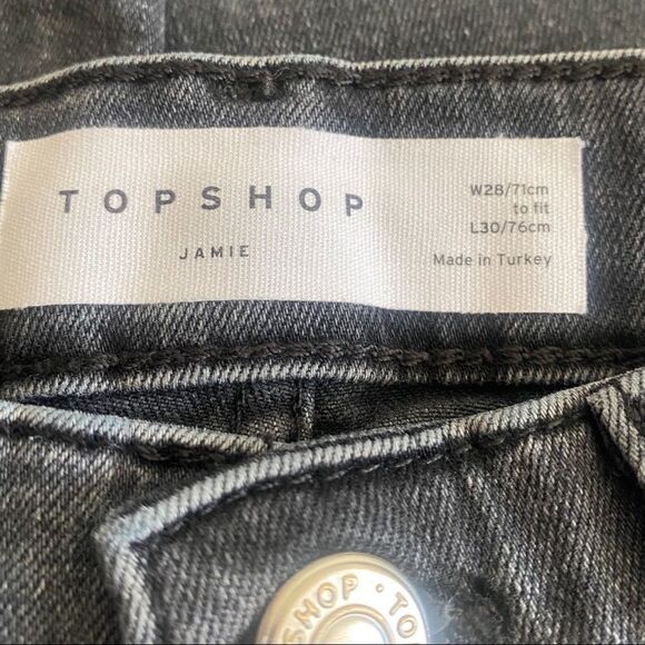 Topshop Jeans. Jamie Style. Medium-Dark Wash. Midrise. Size 28x30 Great Cond!!! - Picture 5 of 12